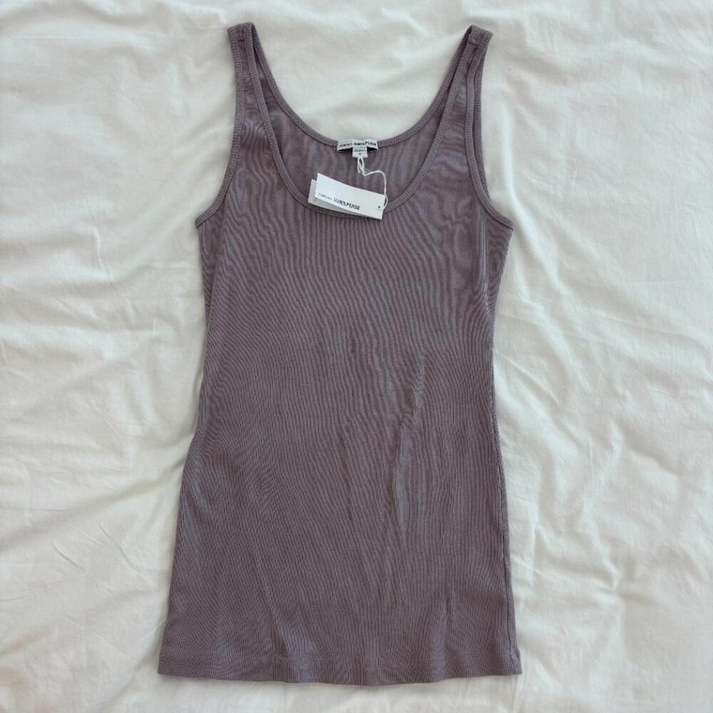 James‎ Perse Ribbed Tank, Lavendar, Size M, NWT - Picture 6 of 7